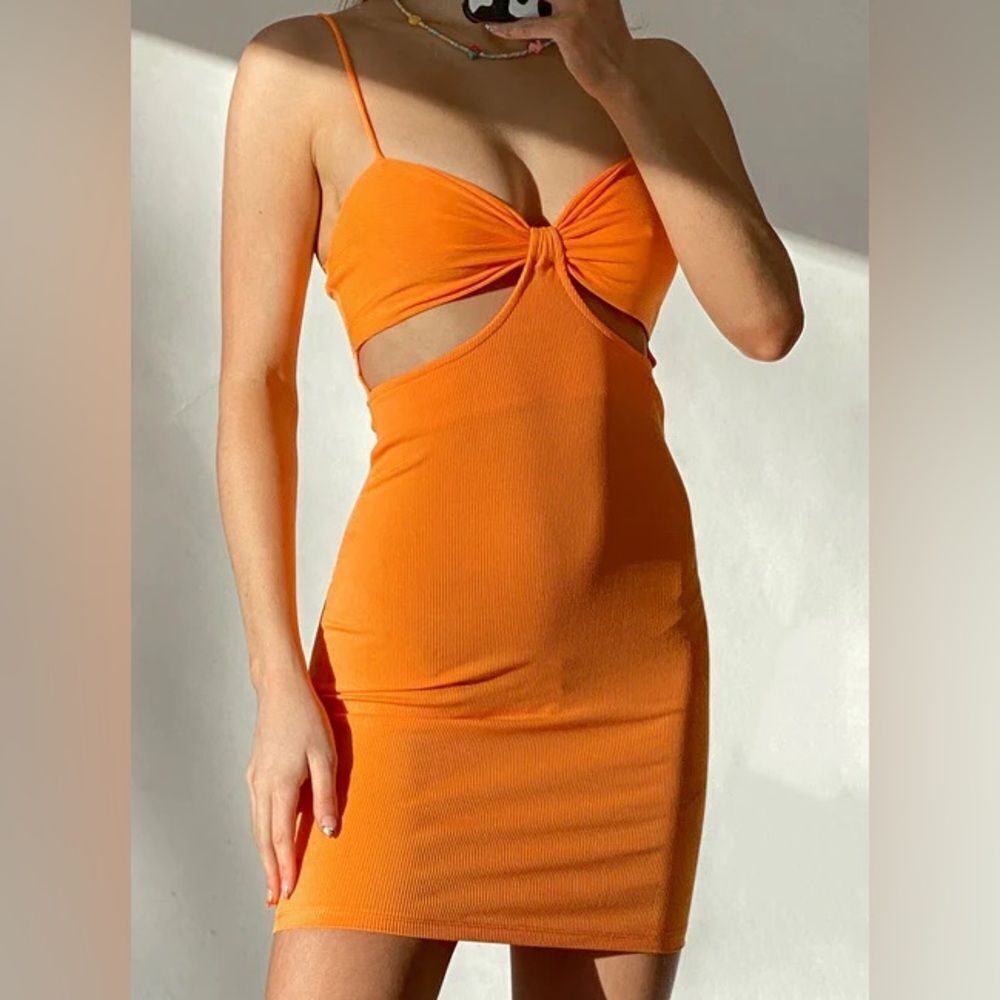 ❤️‍🔥Double Crazy Women's Orange Mini Dress Size Small